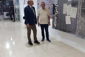 Visita del nuevo delegado del Gobierno en Canarias a las instalaciones de Entre Amigos en el Valle de Jinámar (Foto TA)
