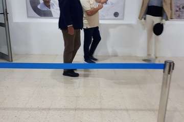 Visita del nuevo delegado del Gobierno en Canarias a las instalaciones de Entre Amigos en el Valle de Jinámar (Foto TA)
