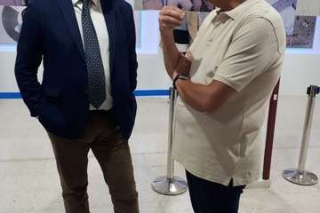 Visita del nuevo delegado del Gobierno en Canarias a las instalaciones de Entre Amigos en el Valle de Jinámar (Foto TA)
