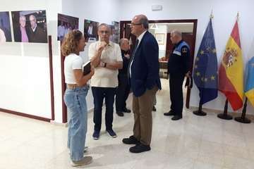 Visita del nuevo delegado del Gobierno en Canarias a las instalaciones de Entre Amigos en el Valle de Jinámar (Foto TA)
