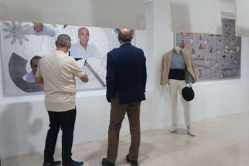 Visita del nuevo delegado del Gobierno en Canarias a las instalaciones de Entre Amigos en el Valle de Jinámar (Foto TA)
