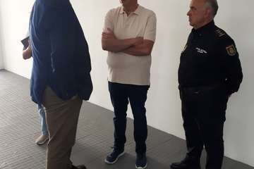 Visita del nuevo delegado del Gobierno en Canarias a las instalaciones de Entre Amigos en el Valle de Jinámar (Foto TA)
