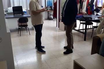 Visita del nuevo delegado del Gobierno en Canarias a las instalaciones de Entre Amigos en el Valle de Jinámar (Foto TA)
