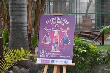 Presentación del programa de actos del Día Internacional de las Mujeres en Telde (Foto TA y FJS)