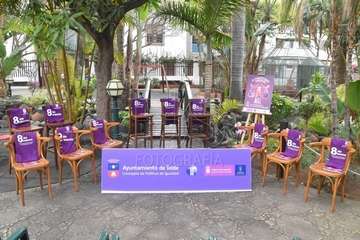 Presentación del programa de actos del Día Internacional de las Mujeres en Telde (Foto TA y FJS)
