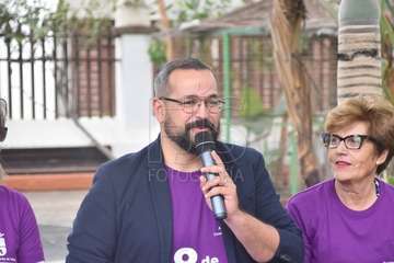 Presentación del programa de actos del Día Internacional de las Mujeres en Telde (Foto TA y FJS)