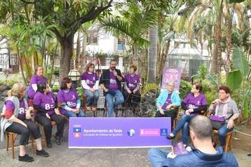 Presentación del programa de actos del Día Internacional de las Mujeres en Telde (Foto TA y FJS)