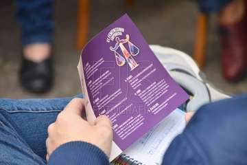 Presentación del programa de actos del Día Internacional de las Mujeres en Telde (Foto TA y FJS)