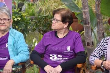 Presentación del programa de actos del Día Internacional de las Mujeres en Telde (Foto TA y FJS)