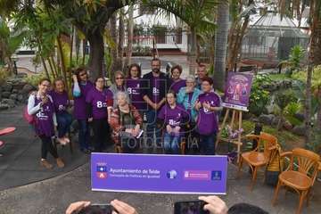 Presentación del programa de actos del Día Internacional de las Mujeres en Telde (Foto TA y FJS)