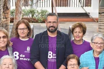 Presentación del programa de actos del Día Internacional de las Mujeres en Telde (Foto TA y FJS)