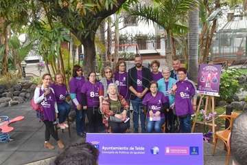 Presentación del programa de actos del Día Internacional de las Mujeres en Telde (Foto TA y FJS)