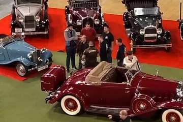 Telde exhibe sus coches clásicos en Alisios (Foto TA)