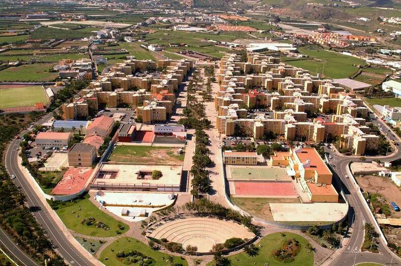 Vista aérea de Las Remudas (Foto TA)