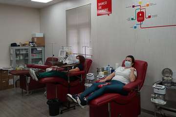Sanidad pide que se siga donando sangre para evitar descenso en las reservas (Foto TA)
