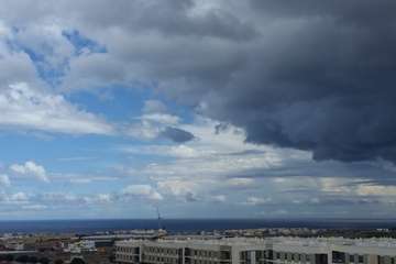 Tarde lluviosa en Telde (Foto Jesús Ruiz Mesa)