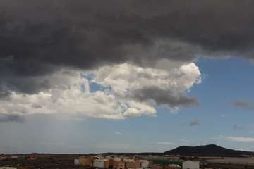 Tarde lluviosa en Telde (Foto Jesús Ruiz Mesa)