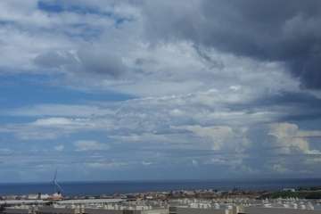 Tarde lluviosa en Telde (Foto Jesús Ruiz Mesa)