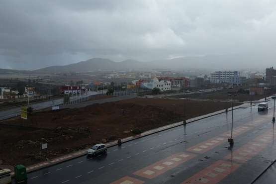 Tarde lluviosa en Telde (Foto Jesús Ruiz Mesa)