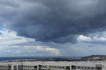 Tarde lluviosa en Telde (Foto Jesús Ruiz Mesa)