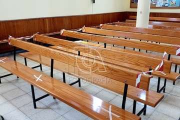 Ojos de Garza celebra este viernes con una misa la festividad de Santa Rita (Foto Francisco Javier Ravelo)