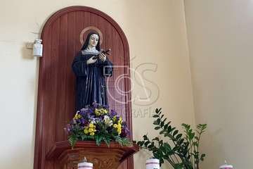 Ojos de Garza celebra este viernes con una misa la festividad de Santa Rita (Foto Francisco Javier Ravelo)