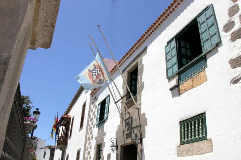 Fachada de El Casino de Telde (Foto Jesús Ruiz Mesa)