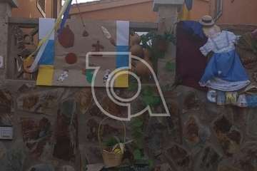 Hoya Pozuelo se engalana por el Día de Canarias (Foto TA)