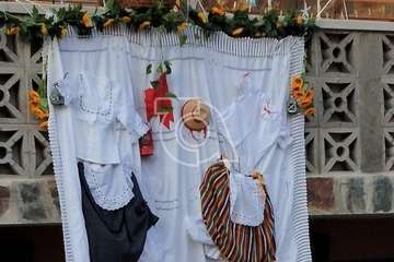 Hoya Pozuelo se engalana por el Día de Canarias (Foto TA)