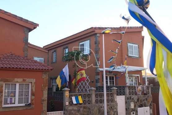 Hoya Pozuelo se engalana por el Día de Canarias (Foto TA)