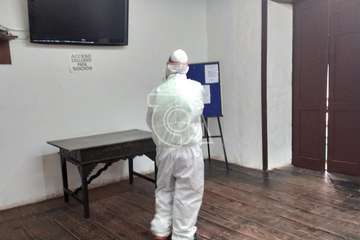 El Casino de Telde desinfecta sus dependencias y moderniza sus aseos (Foto TA)