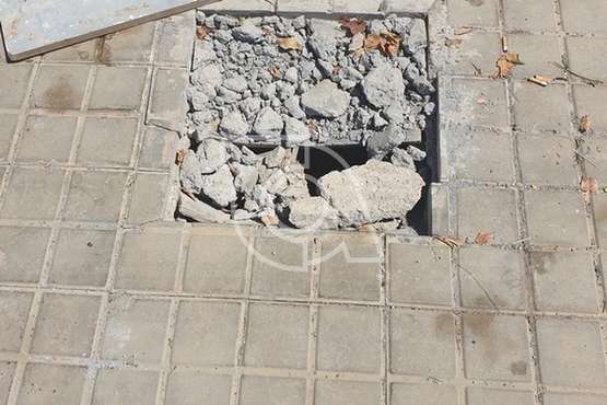 Destrozos en Las Remudas (Foto TA)