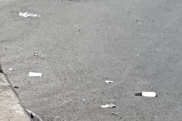  La limpieza brilla por su ausencia en el entorno de la playa de Los Palos, en La Garita (Foto TA)