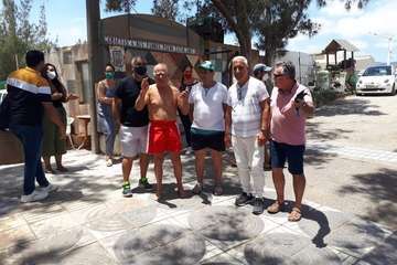 La playa de Ojos de Garza homenajea a 'Peñita' (Foto TA)