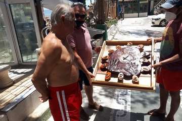 La playa de Ojos de Garza homenajea a 'Peñita' (Foto TA)