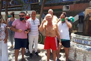 La playa de Ojos de Garza homenajea a 'Peñita' (Foto TA)