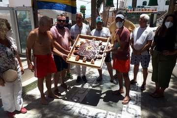 La playa de Ojos de Garza homenajea a 'Peñita' (Foto TA)
