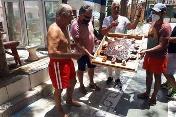 La playa de Ojos de Garza homenajea a 'Peñita' (Foto TA)