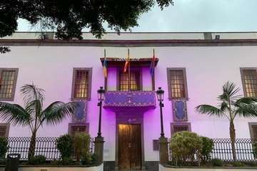 Telde se ilumina de morado para celebrar el Día del Síndrome de Dravet (Foto TA)