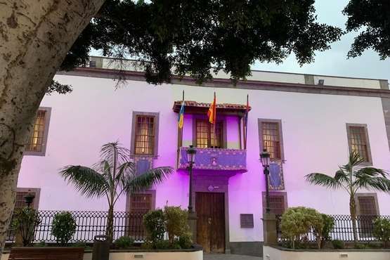 Telde se ilumina de morado para celebrar el Día del Síndrome de Dravet (Foto TA)