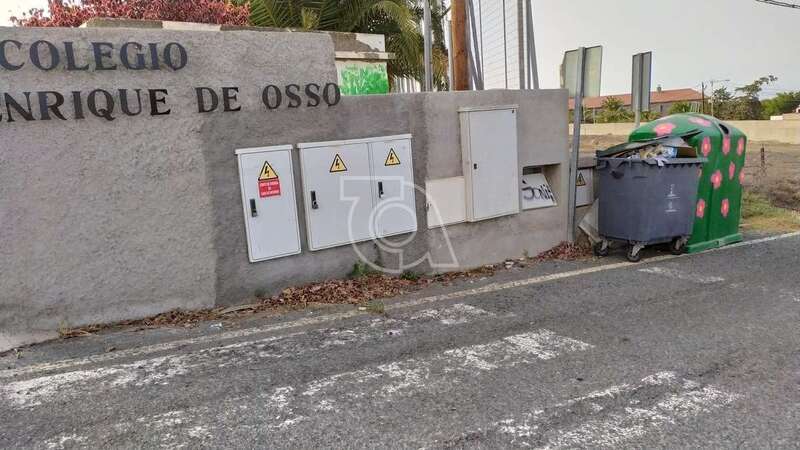 Zona donde se había acumulado el material de desecho (Foto TA)