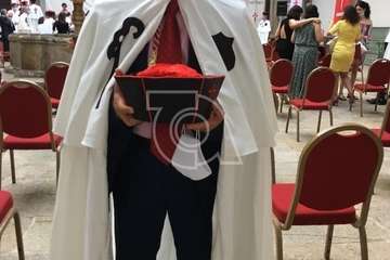 El teldense Álvaro Monzón, nuevo Caballero de la Orden del Camino de Santiago (Foto TA)