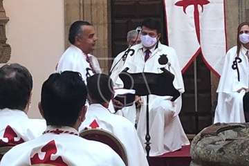El teldense Álvaro Monzón, nuevo Caballero de la Orden del Camino de Santiago (Foto TA)