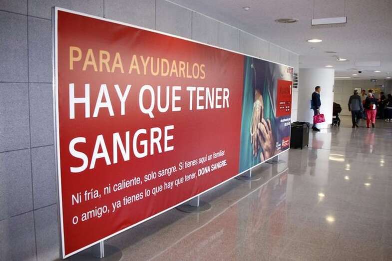 Campaña para donar sangre (Foto TA)