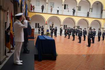 Acto de toma de posesión de los nuevos subinspectores/Acfi Press.