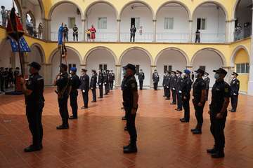 Acto de toma de posesión de los nuevos subinspectores/Acfi Press.
