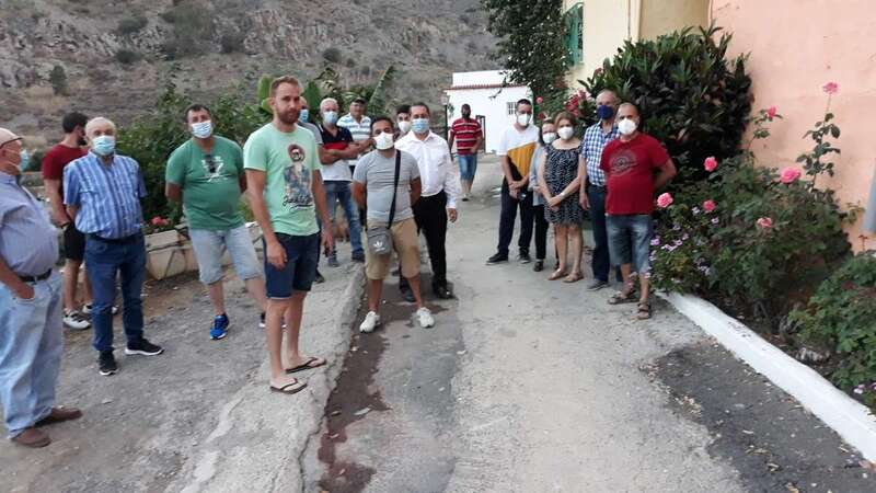 Miembros de la nueva plataforma vecinal/TA.