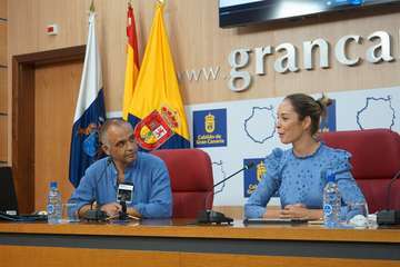 El Cabildo y la Escuela de Verseadores de Gran Canaria presentan los 21 vídeos grabados con niños en todos los municipios de la isla/Acfi Press.