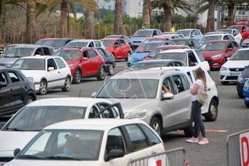 Telde participa en el Park in Fest sin bajarse del coche/TA.