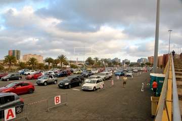 Telde participa en el Park in Fest sin bajarse del coche/TA.